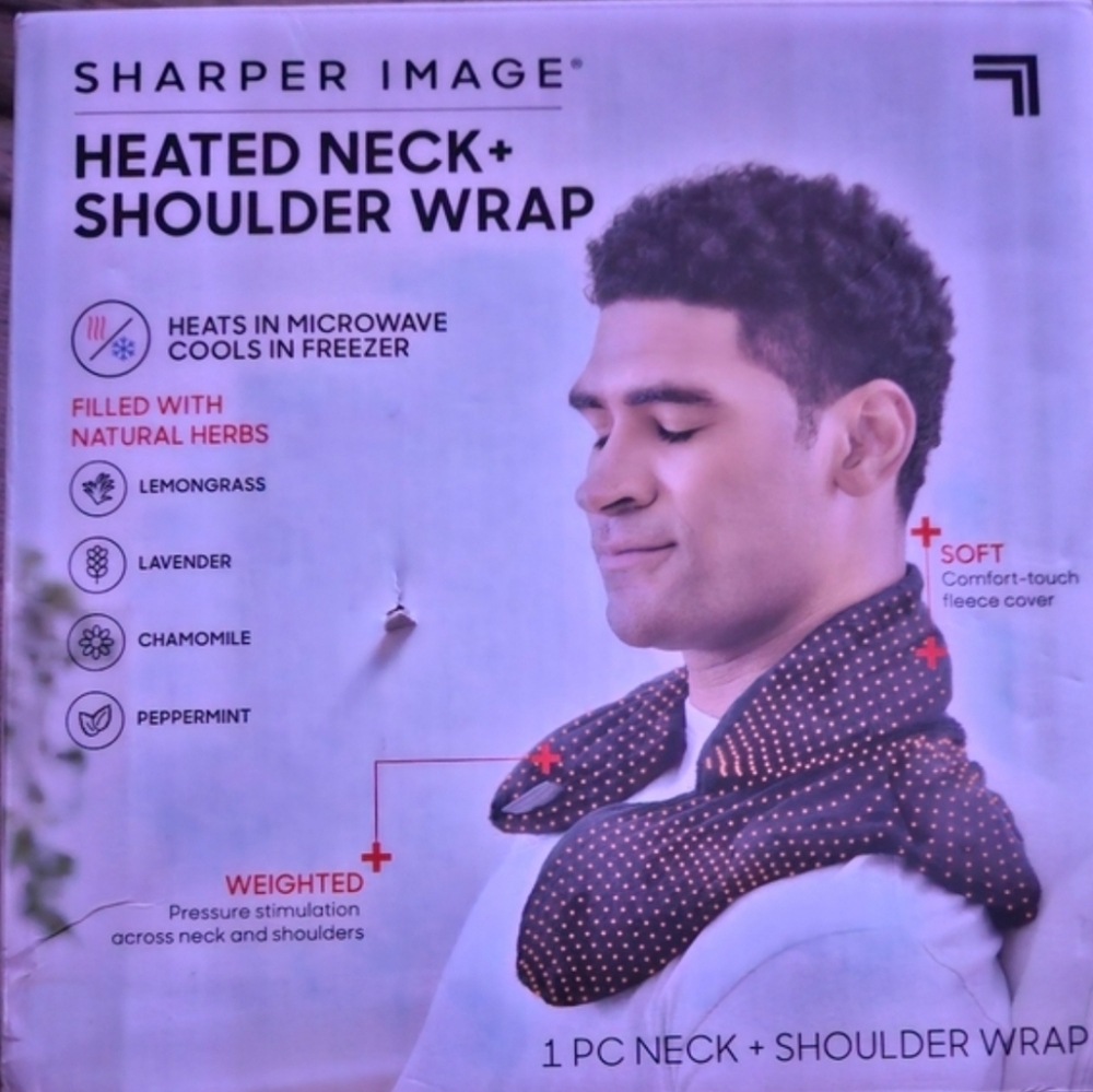 Sharper Image Black Comfort Wrap